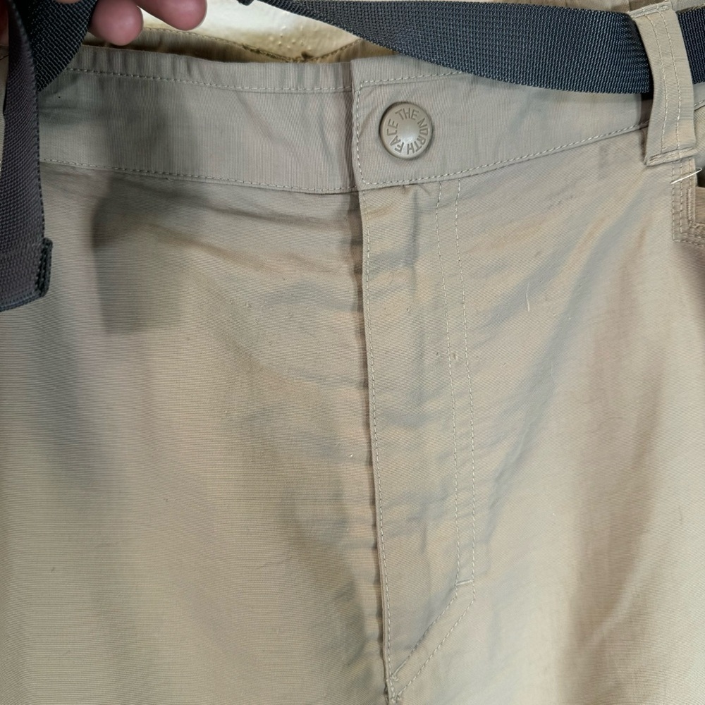 North face khaki convertible hiking pants shorts nylon men's XXL extra large 2x - Picture 4 of 16